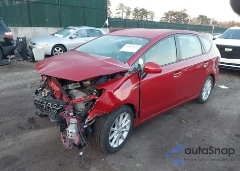 2012 Toyota Prius V Five from USA, damaged, VIN JTDZN3EU5C3149853